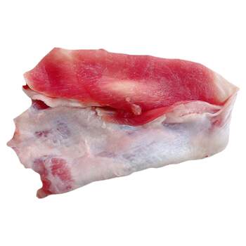 Ahao sells fresh pork every day