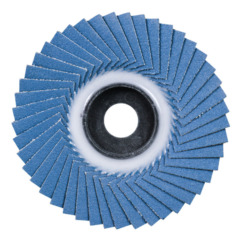 Korean stainless steel soft sheet blue sand louver wheel zirconium corundum