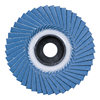 Korean stainless steel soft sheet blue sand louver wheel zirconium corundum