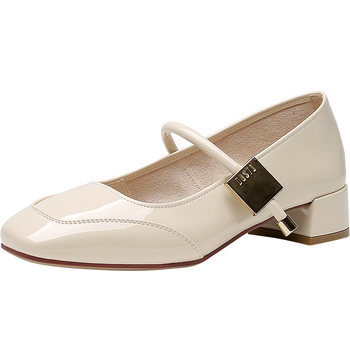 Dadong marijan women's shoes french commuter leather shoes