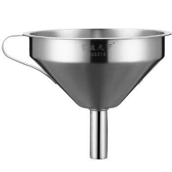 Huan'ao food grade 304 stainless steel funnel ເຫລົ້າທີ່ເຮັດຈາກ grapes