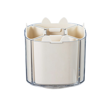 Rotating pen holder student storage box ins wind
