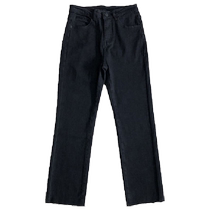Black plus size dad jeans for women summer thin pear-shaped figure loose slimming fat sister nine-point carrot pants