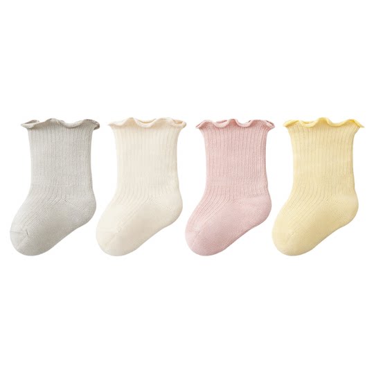 Nidobear baby socks autumn and winter mid-calf socks for baby girls