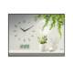 Simple green plant electronic wall clock meter box decorative painting