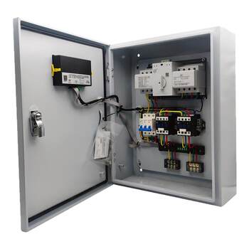Dual power supply one-use one-standard pressure gauge sewage control cabinet
