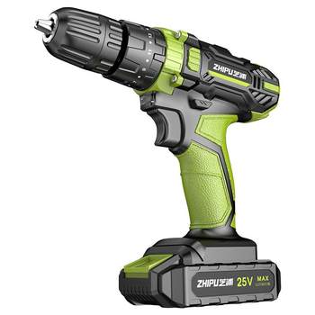 Shibaura lithium battery drill pistol household multi-function tool