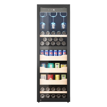 DWD Compressor Air-cooled Thermostatic Red Wine Cabinet Single Twin Warm Grape Red Wine Fridge Wine Cabinet Tea Iced Bar freezer