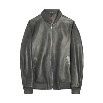 Flight jacket fashionable baseball collar motorcycle jacket