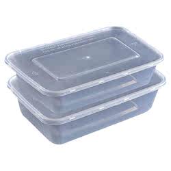 Disposable lunch box, tableware, take-out lunch box, rectangular plastic lunch box with lid, food-grade lunch box, fast food bowl