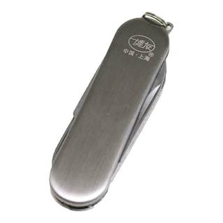 博友多功能组合工具指甲锉剪刀小刀折叠刀户外多用途露营工具组合