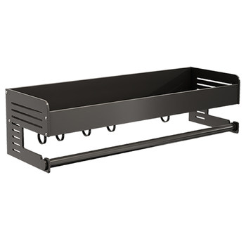 Punch-free kitchen shelf wall hanger