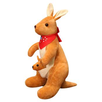 Australian kangaroo baby mother and child doll children plush toy rag doll doll doll doll ornaments animation
