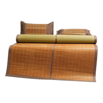 Boyang summer mat first-layer bamboo green carbonized bamboo mat straw mat double-sided summer mat foldable rush mat