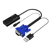 Maxtor Vimoment MT-H02 VGA to HDMI conversion headband audio male to female laptop computer with monitor cable TV projector converter vja to high-definition hami cable interface