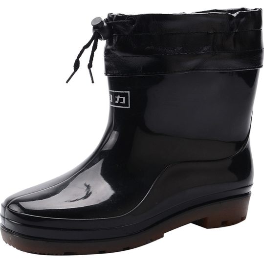 Tire hacia atrás los zapatos de agua bajos antideslizantes de otoño e invierno para hombres y mujeres para el trabajo