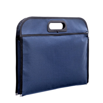 Portable file bag oxford canvas a4 multi-layer business