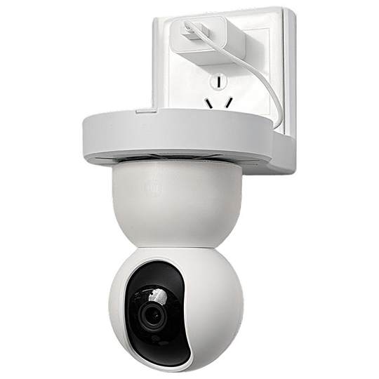 Surveillance camera bracket indoor socket storage rack, suitable for Mijia Xiaomi PTZ Fluorite 360 Huawei Puffin monitor, no punching, no sticking, no nails, wall hanging, extended inversion hoisting