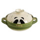 Kawashimaya Panda Casserole can withstand high temperatures and is dry-fired without cracking