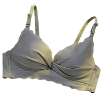 Catman underwear for women with small breasts summer thin breast-retracting anti-sagging seamless womens back bra for girls