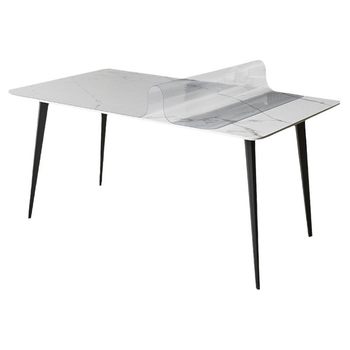 Pvc tablecloth coffee table mat transparent protective soft glass Pvc tablecloth coffee table mat transparent protective soft glass