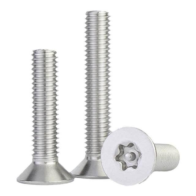 304 stainless steel countersunk head plum screw GB2673 flat head bolt M1.4M2-M12