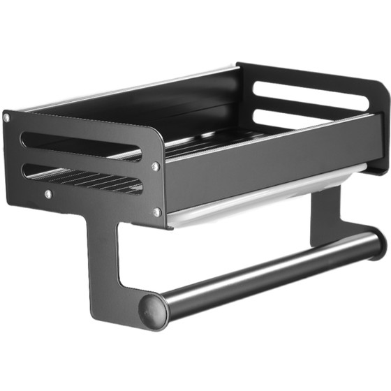 Storage rack drain rack punch-free storage rack rag rack
