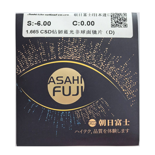 Asahi Fuji 1.74 ultra non-plus hyperbolic lens