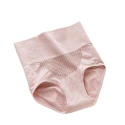 High-waist underwear for women, pure cotton crotch antibacterial tummy control, strong butt lift, seamless summer thin shorts