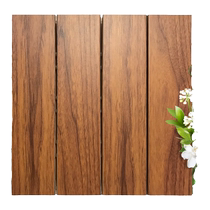 Luka ecological wood outdoor terrace garden antiseptic wood balcony floor courtyard plastic wood thickened floor tiles waterproof DIY