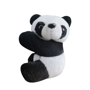 Giant panda clip doll ຕົບແຕ່ງ simulation ໄມ້ໄຜ່ປີນ doll pendant Sichuan Chengdu ຖານຂອງປະທານແຫ່ງການເດີນທາງ