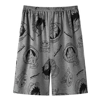 Parlando pajama pants ຜູ້ຊາຍ summer ຝ້າຍບໍລິສຸດສັ້ນສັ້ນຂອງຜູ້ຊາຍໄວຫນຸ່ມກາຕູນວ່າງຂະຫນາດໃຫຍ່ pants ບ້ານສາມາດນຸ່ງໃສ່ນອກ