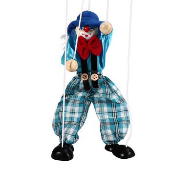 ເຊືອກເຊືອກ puppet puppet ໄມ້ doll handmade puppet doll Pinocchio theatrical string doll toy