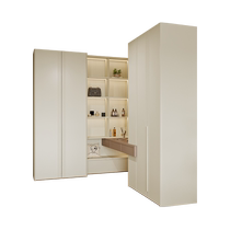Opie Custom Cream Wind Wardrobe Home Bedroom New Cabinet Full House Custom Closet Door to Top Wardrobe