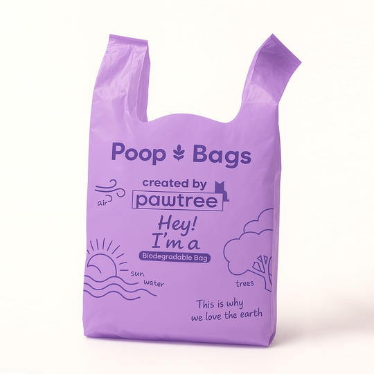 Vest garbage bag cat litter garbage bag pet litter bag