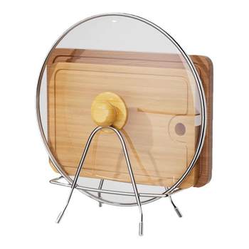 Pot lid rack household stainless steel cutting board rack chopping rack