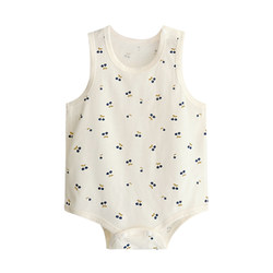 Baby clothes, boys' pure cotton vest, baby girl's summer thin sling, newborn outer wear crawling clothes