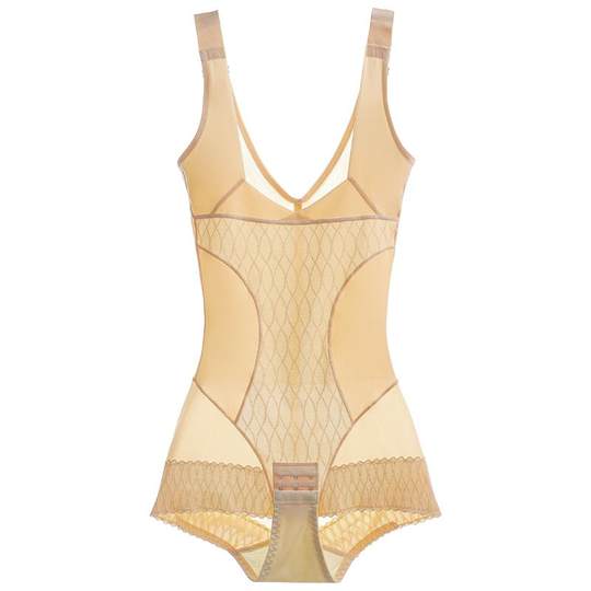 Цельный костюм-чеонгсам, моделирующий фигуру человека-кошки, специально разработанный для подтяжки живота и поднятия ягодиц.