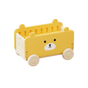 Children's large capacity locker storage rack push cart