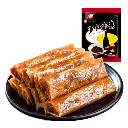 【包邮】罗江豆鸡70g/150g四川德阳特产麻辣豆皮卷传统豆制品素食