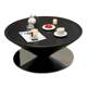 Floaa French cream style cone reflection mirror suspended coffee table living room home hourglass type flying saucer coffee table