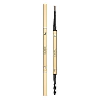 Small gold chopsticks double-headed eyebrow pencil, waterproof, sweat-proof, long-lasting, non-fading, fine-head, extremely fine, natural, non-fading eyebrow pencil for women