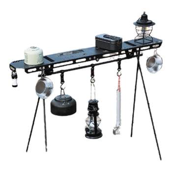 Outdoor camping rack tray triangle bracket