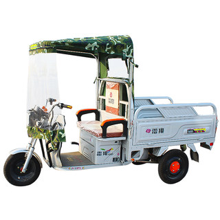 Electric tricycle canopy cab hood