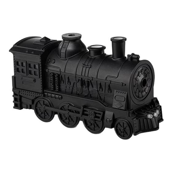 Creative humidifier retro aromatherapy machine small train desktop ornament essential oil fragrance diffuser circle spray birthday gift
