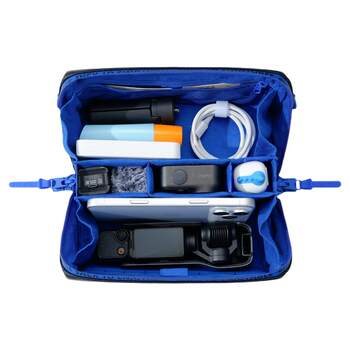 Telesin taixun adapts to dji osmo pocket4/3 storage bag sports camera storage box large capacity all-round storage protection bag pocket gimbal camera multi-function messenger bag