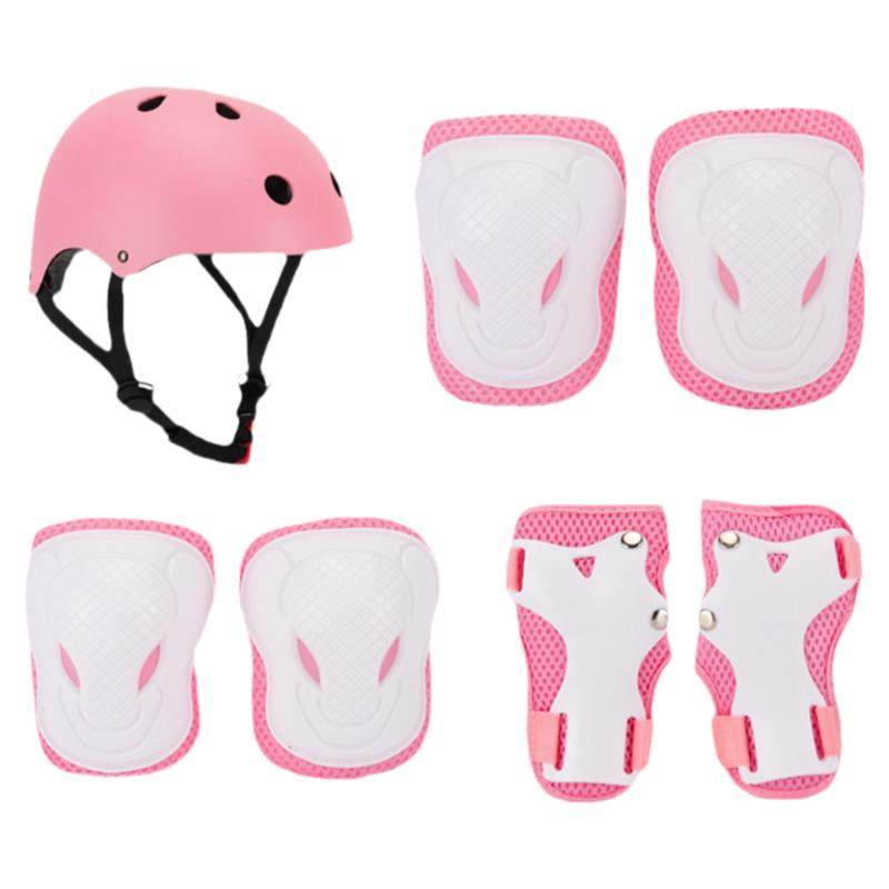 Children's helmet protective gear set roller skating and scooter matching