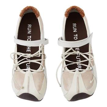 Design-sensory cowhide super velvet 3d embroidered ballet shoes