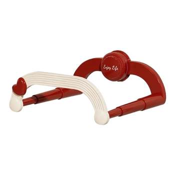 New suction cup retractable washbasin stand wall-mounted without punching bathroom storage rack toilet bath foot basin storage drain rack
