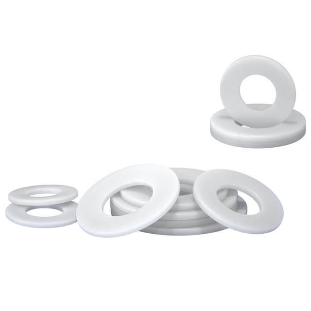 Nylon insulated flat pad plastic washer